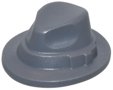 Minifigure, Headgear Hat, Narrow Brim (Fedora): {тъмно каменно сив}