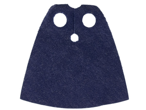 Minifigure Cape Cloth, Standard - Traditional Starched Fabric - 3.9cm Height: {земно син}