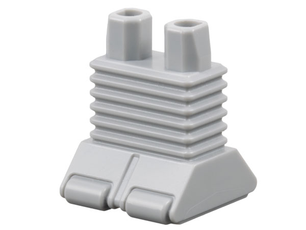 Lower Body, Robot Ribbed with 4 Rollers: {умерено каменно сив}