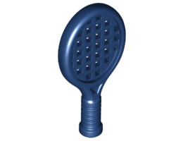 Minifigure, Utensil Tennis Racket: {земно син}