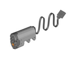 Electric, Motor 9V Power Functions Servo with Dark Bluish Gray Bottom: {умерено каменно сив}