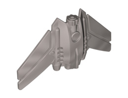 Hero Factory Shoulder Armor with Wings: {сребърно метален}