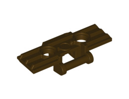 Technic, Link Tread Wide with Two Pin Holes: {тъмно кафяв}