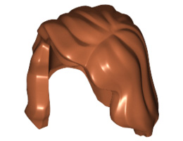 Мини перука No. 4: {тъмно оранжев}