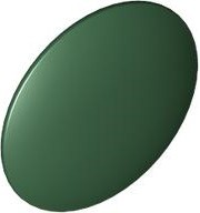 Minifigure, Shield Circular / Round Convex Face: {земно зелен}