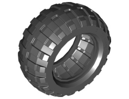 Tire 94.8 x 44 R Balloon : {черен}