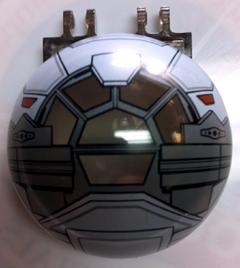 Windscreen 6 x 6 x 3 Canopy Half Sphere with Dual 2 Fingers and SW Sith Fighter Pattern: {прозрачно кафяв}