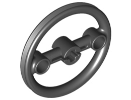 Technic, Steering Pulley Large: {черен}