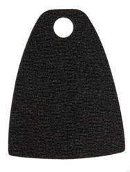 Minifigure, Cape Cloth, Narrow with Single Top Hole : {черен}