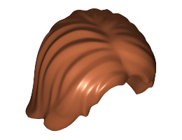 Мини перука No. 8: {тъмно оранжев}