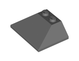 Покривна плочка 3X4/25°/45° : {тъмно каменно сив}