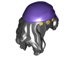 Мини перука No. 37 No. 1: {черен}