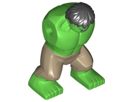 Body Giant, Hulk with Dark Tan Pants Pattern: {ярко зелен}