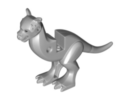 Tauntaun Body with Legs and Eyes Pattern, Flexible Tail: {умерено каменно сив}