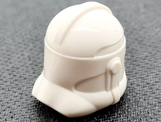 Minifigure, Headgear Helmet SW Clone Trooper (Phase 2): {бял}