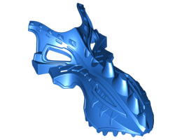 Hero Factory Mask (Dragon Bolt): {ярко син}