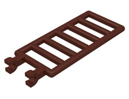Решетка 1X4x6 с щракалки: {земно оранжев}