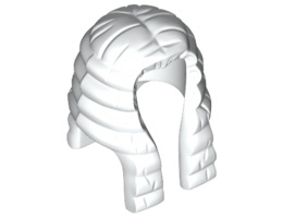 Мини перука No. 38: {бял}