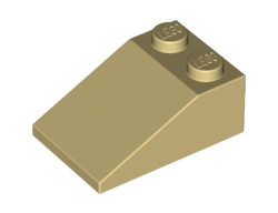 Покривна плочка 2X3/25° : {тухлено жълт}