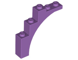 Тухличка с дъга 1X5X4: {умерено лавандулов}