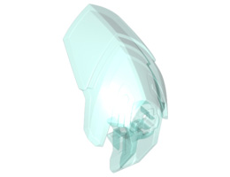 Hero Factory Helmet Visor with Clip: {прозрачно светло син}