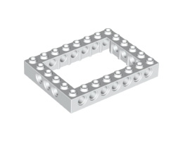 6X8 Тухличка, Ø4,85 : {бял}