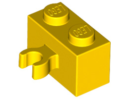 Тухличка 2X2 с държач, хоризонтален : {ярко жълт}