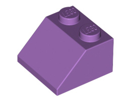 Покривна плочка 2X2/45°: {умерено лавандулов}