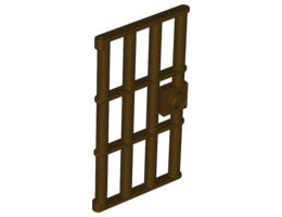 Решетъчна врата за рамка 1X4x6: {тъмно кафяв}