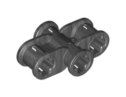 Кръстат конектор 3x2x1 Technic: {титаниево метален}