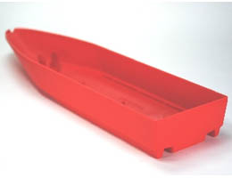 Boat, Hull Unitary 28 x 8, Base: {ярко червен}