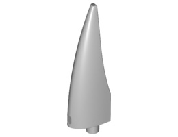 Нокът с вал 1X4X1 W/ Ø3.2 мм: {умерено каменно сив}