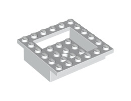 Cockpit 6 x 6 x 1 Cabin Base : {бял}