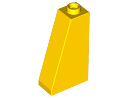 Покривна плочка 1X2x3/73° : {ярко жълт}