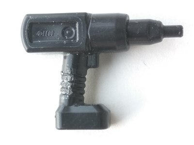 Minifigure, Utensil Tool Cordless Electric Impact Wrench / Drill: {черен}