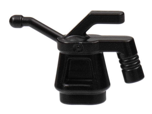 Minifigure, Utensil Tool Oil Can - Ribbed Handle: {черен}