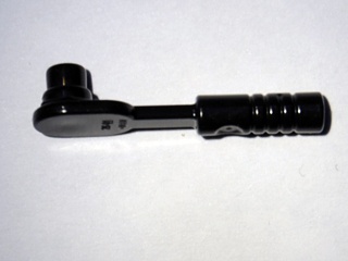 Minifigure, Utensil Tool Ratchet / Socket Wrench: {черен}