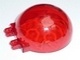 Windscreen 6 x 6 x 3 Canopy Half Sphere with Dual 2 Fingers: {прозрачно червен}