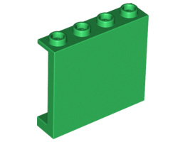 Стенен елемент 1X4X3 гладък: {тъмно зелен}