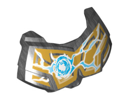 Large Figure Chest Armor Small with Chi and Gold (Lion) Pattern: {титаниево метален}