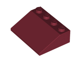 Покривна плочка 3X4/25°: {нов тъмно червен}