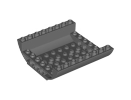 Ниско дъно 8X8X2 Ø4.85 : {тъмно каменно сив}