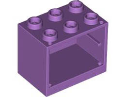 Шкаф 2X3X2 : {умерено лавандулов}