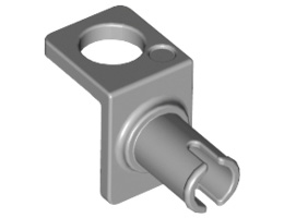 Minifigure, Neck Bracket with Technic Pin : {умерено каменно сив}
