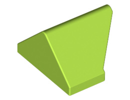 Тухличка таван 1X2/45°: {ярко жълто-зелен}