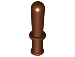 Minifigure, Weapon Baton / Club: {червеникаво-кафяв}