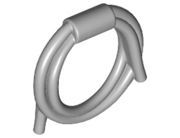 Minifigure, Utensil Rope Coiled: {умерено каменно сив}