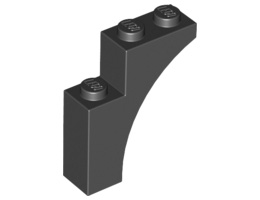 Тухличка с дъга 1X3X3: {черен}
