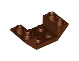 Покривна плочка 2X4 инверсна: {червеникаво-кафяв}