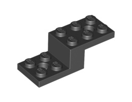 Камък 1X2X1 1/3 W. 2 плочки 2X2: {черен}